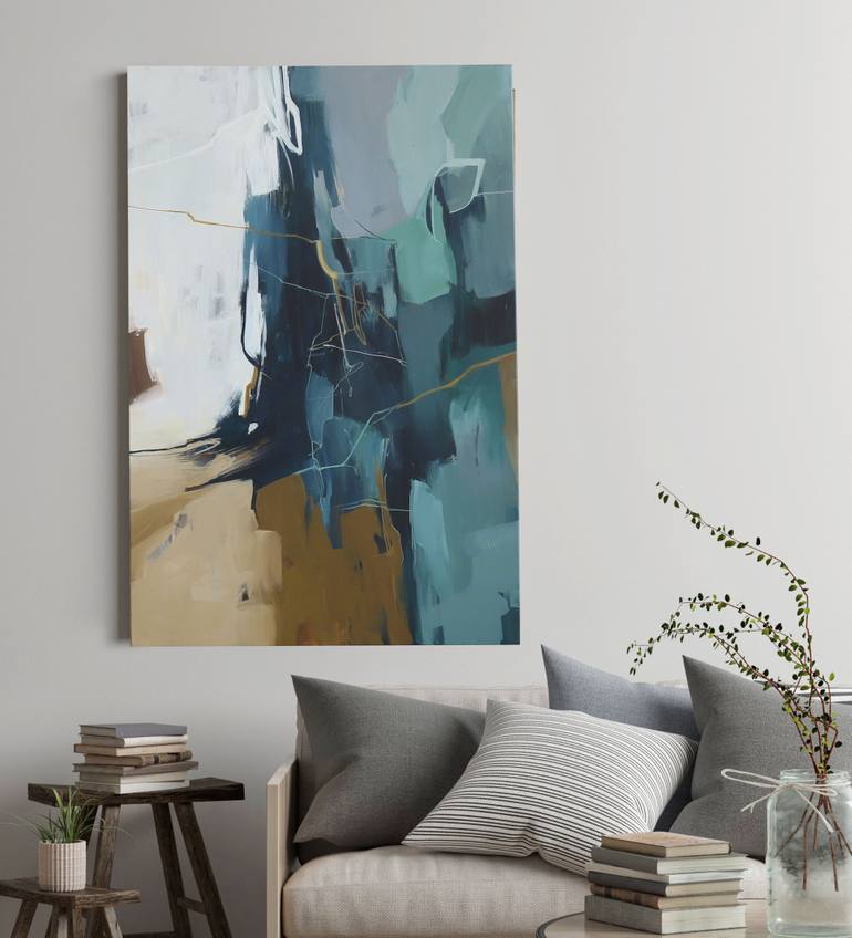 Original Minimalism Abstract Painting by Yana Sagan