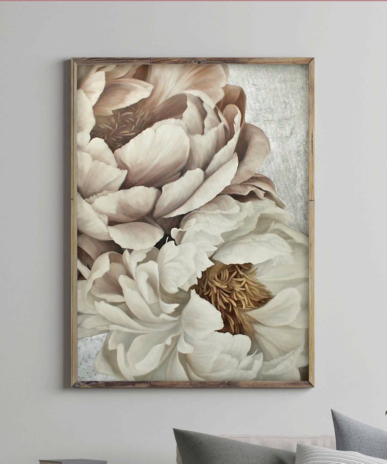 Original Contemporary Floral Painting by Yana Sagan