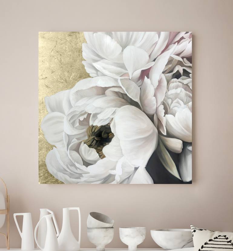 Original Contemporary Floral Painting by Yana Sagan