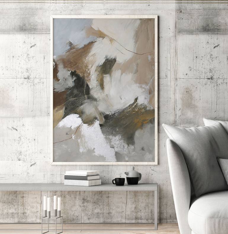 Original Minimalism Abstract Painting by Yana Sagan