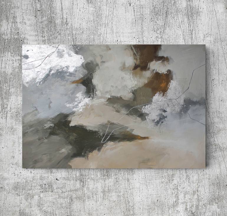 Original Minimalism Abstract Painting by Yana Sagan