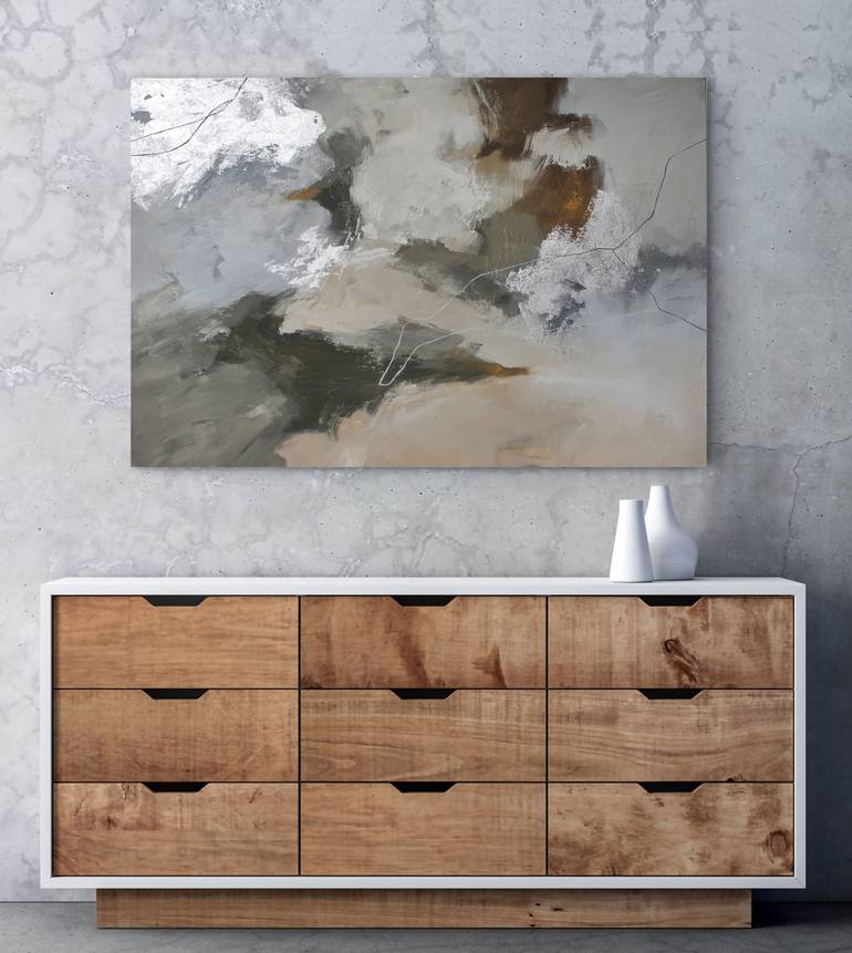Original Minimalism Abstract Painting by Yana Sagan