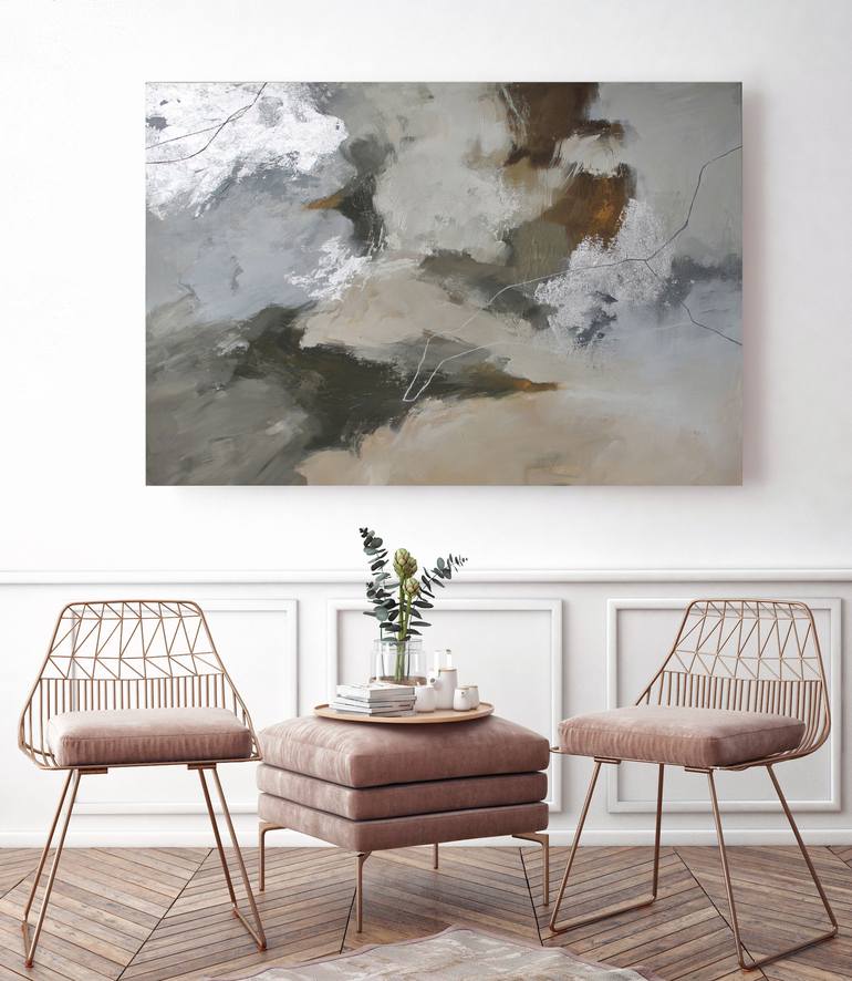 Original Minimalism Abstract Painting by Yana Sagan