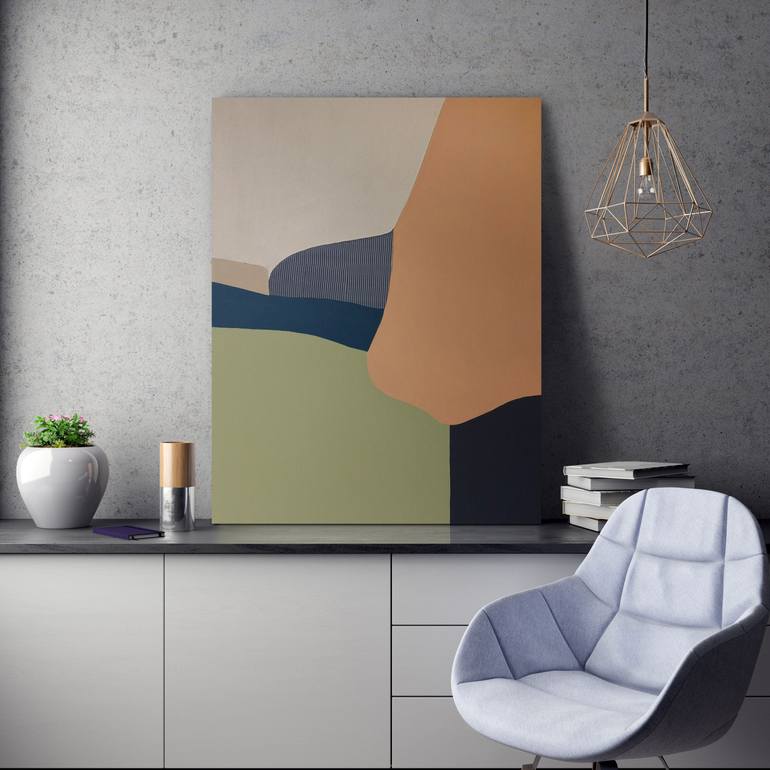Original Minimalism Abstract Painting by Yana Sagan