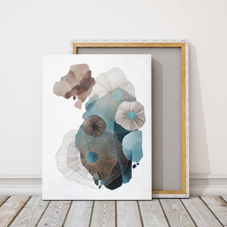 Original Minimalism Abstract Painting by Yana Sagan