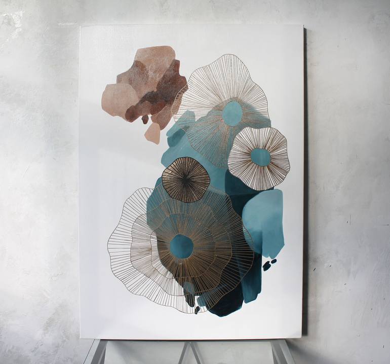 Original Minimalism Abstract Painting by Yana Sagan