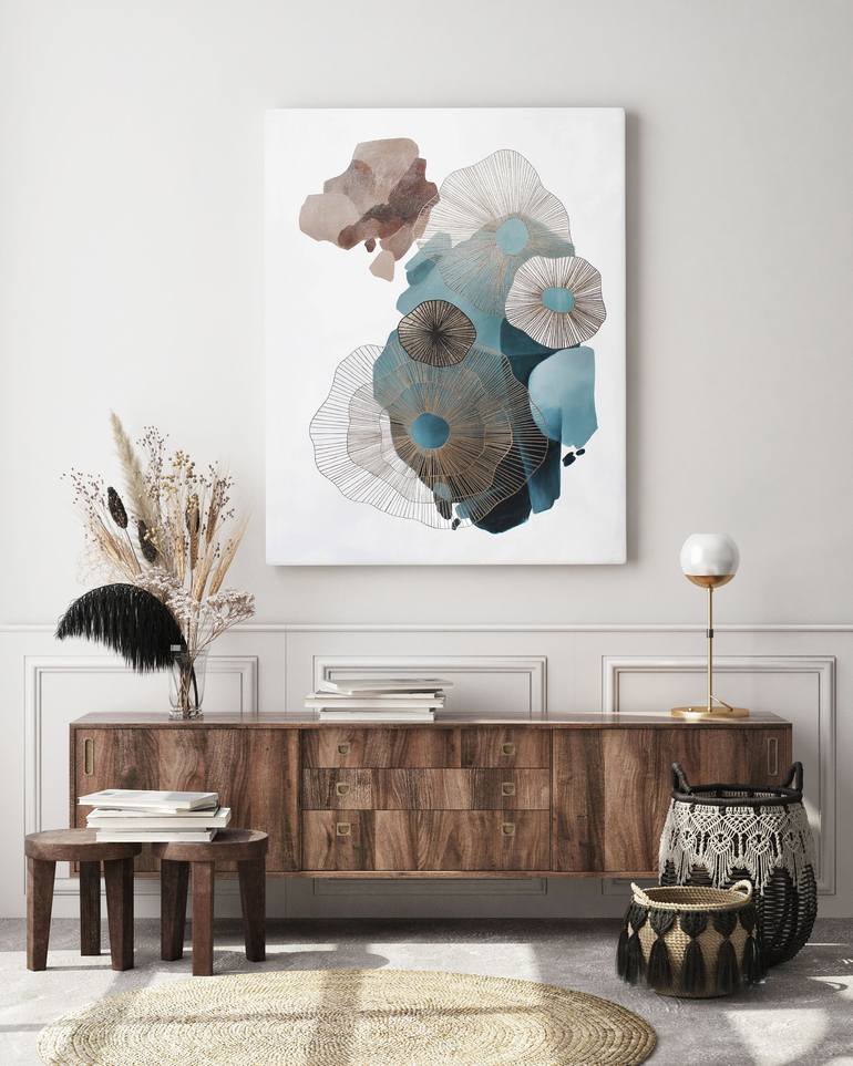Original Minimalism Abstract Painting by Yana Sagan