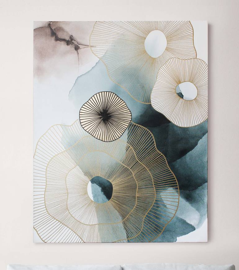 Original Minimalism Abstract Painting by Yana Sagan