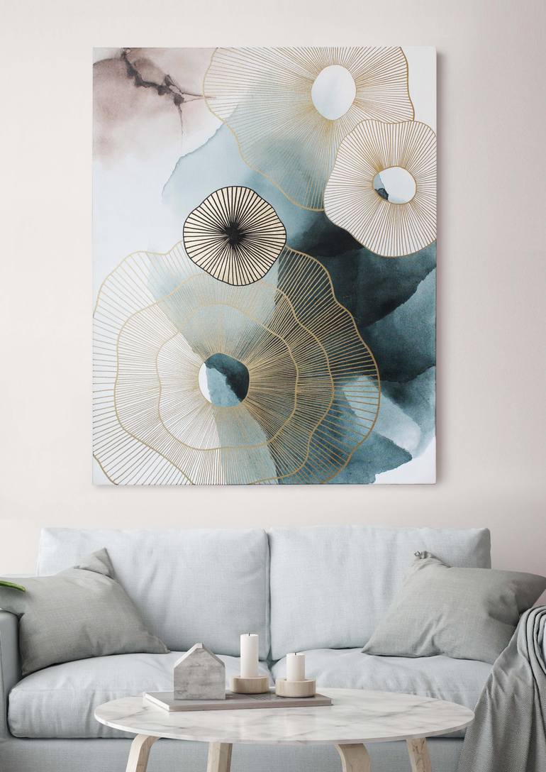 Original Minimalism Abstract Painting by Yana Sagan
