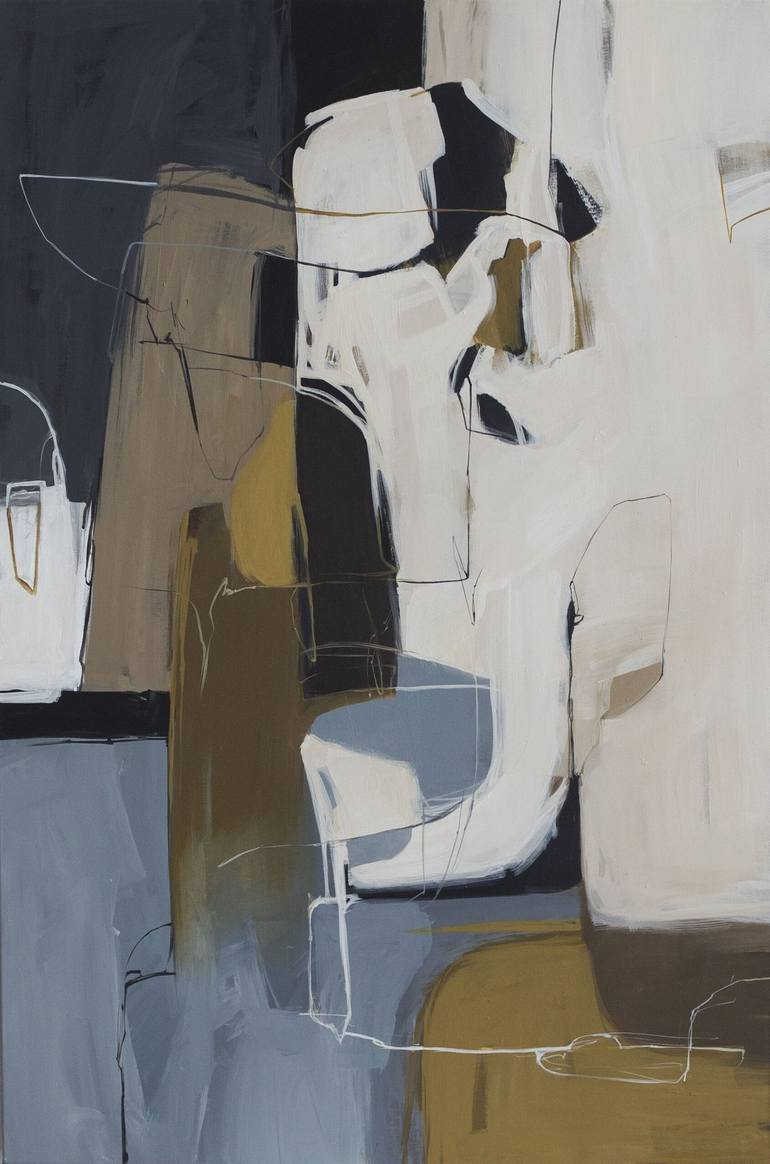 Original Minimalism Abstract Paintings by Yana Chornobrovkinа
