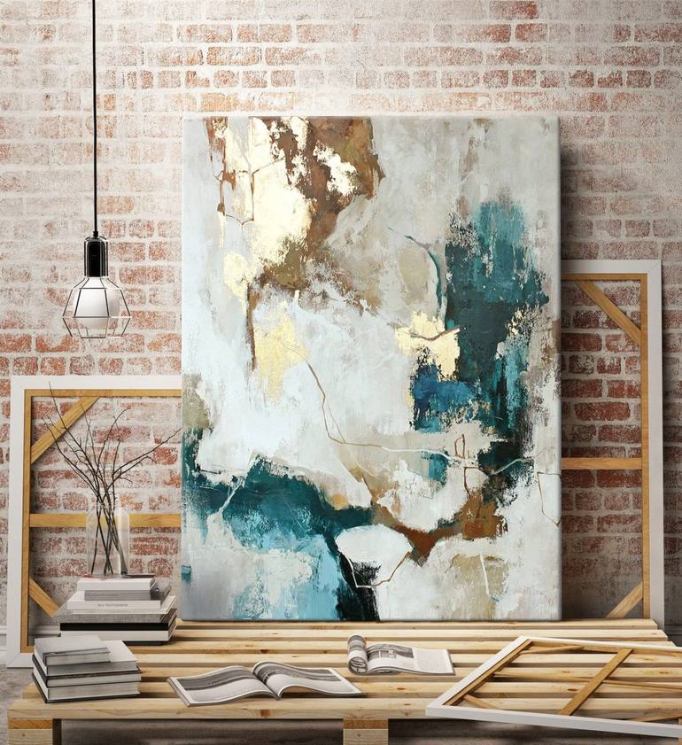 Original Minimalism Abstract Painting by Yana Sagan