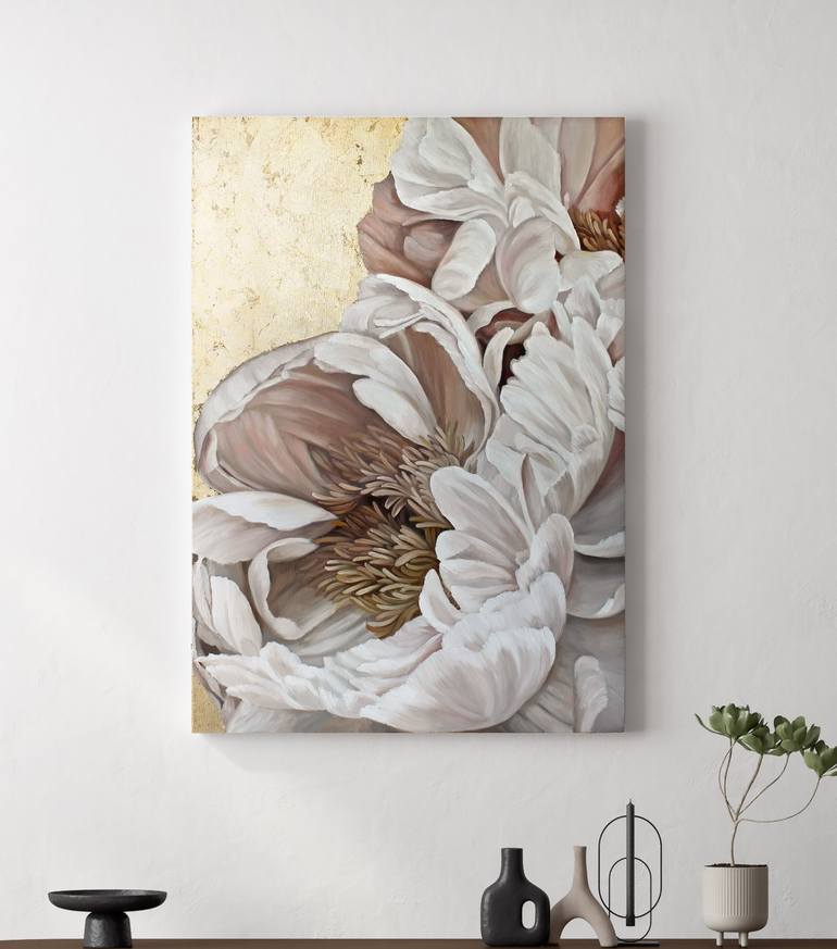 Original Contemporary Floral Painting by Yana Sagan