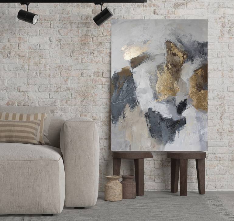 Original Abstract Expressionism Abstract Painting by Yana Sagan