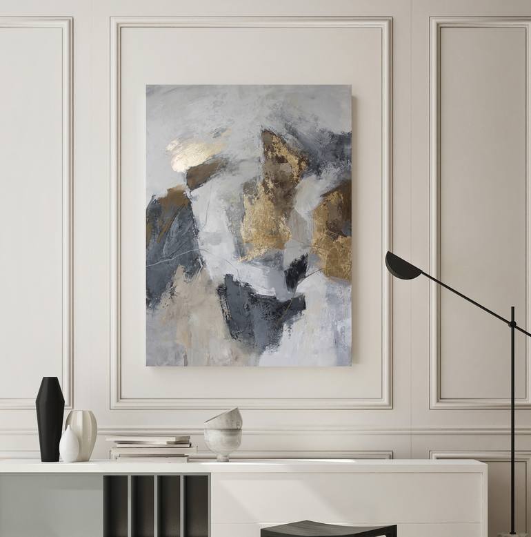 Original Abstract Expressionism Abstract Painting by Yana Sagan