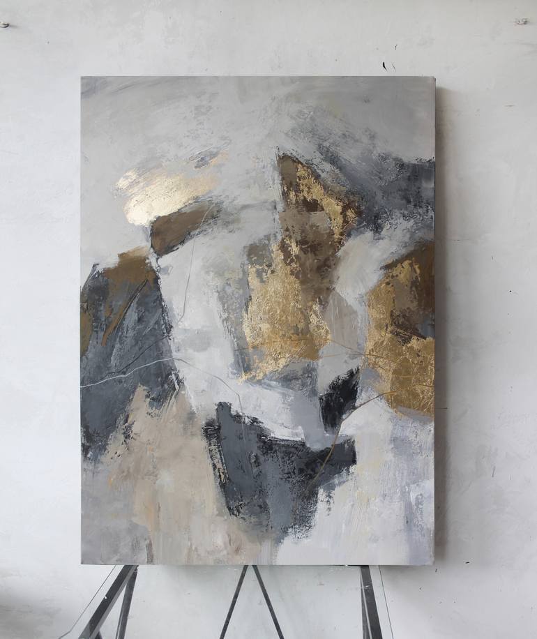 Original Abstract Expressionism Abstract Painting by Yana Sagan