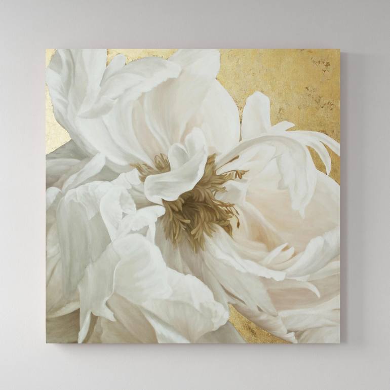 Original Abstract Floral Painting by Yana Sagan