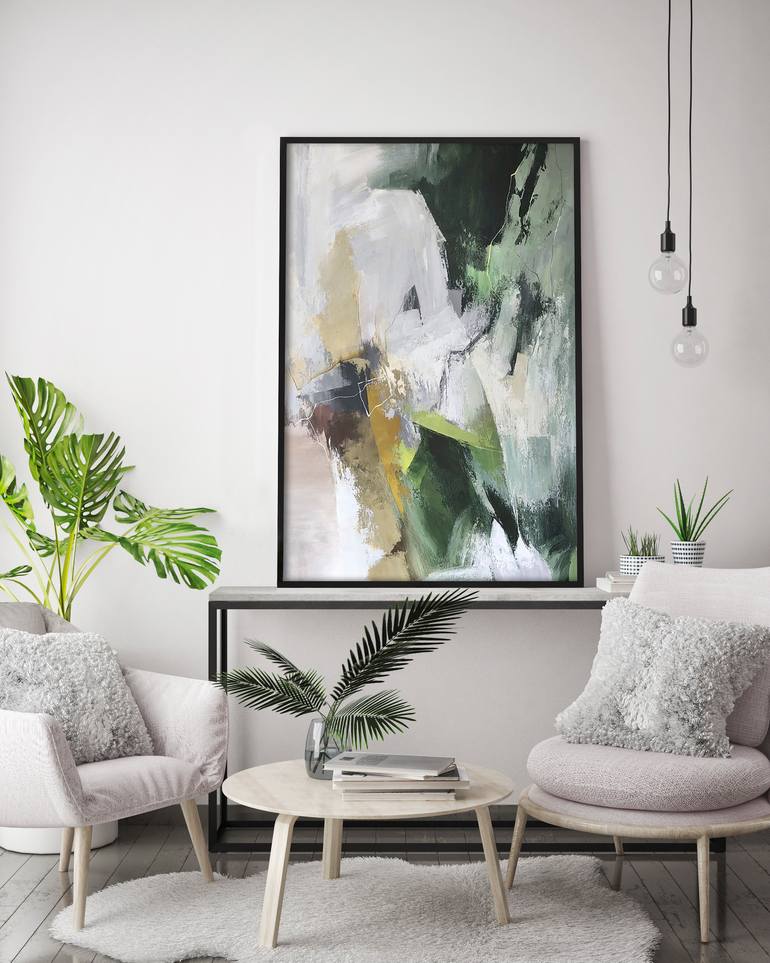 Original Abstract Expressionism Abstract Painting by Yana Chornobrovkinа