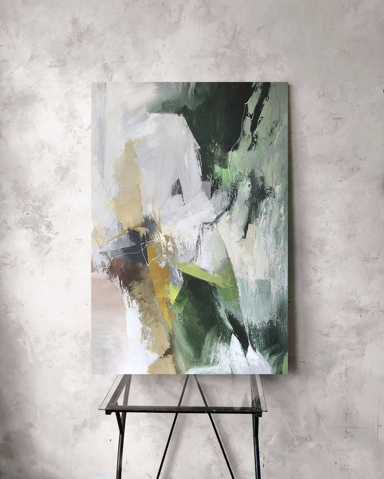 Original Abstract Expressionism Abstract Painting by Yana Chornobrovkinа