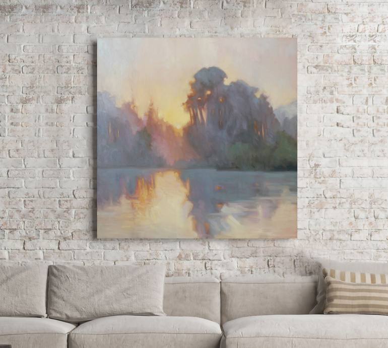 Original Photorealism Landscape Painting by Yana Chornobrovkinа