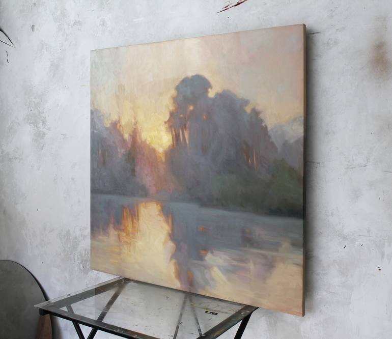 Original Photorealism Landscape Painting by Yana Chornobrovkinа