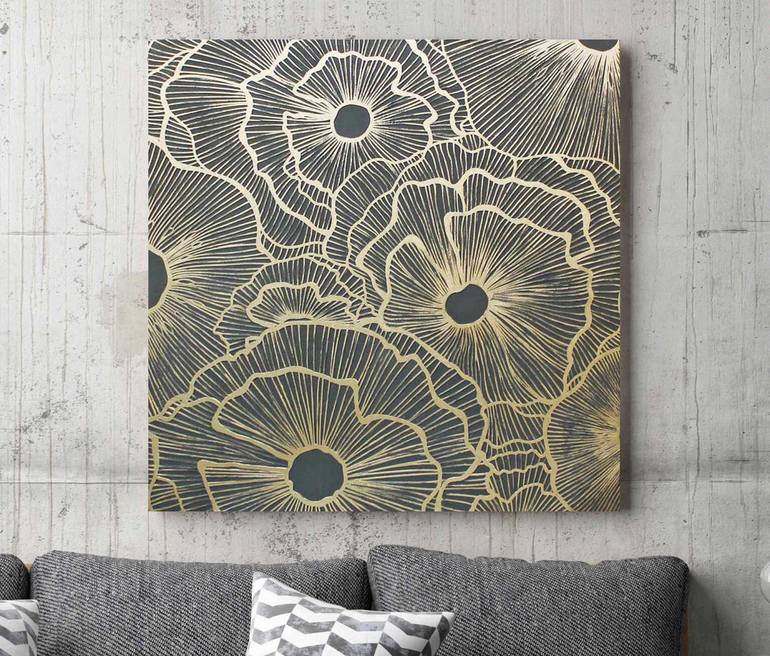Original Modernism Abstract Painting by Yana Sagan