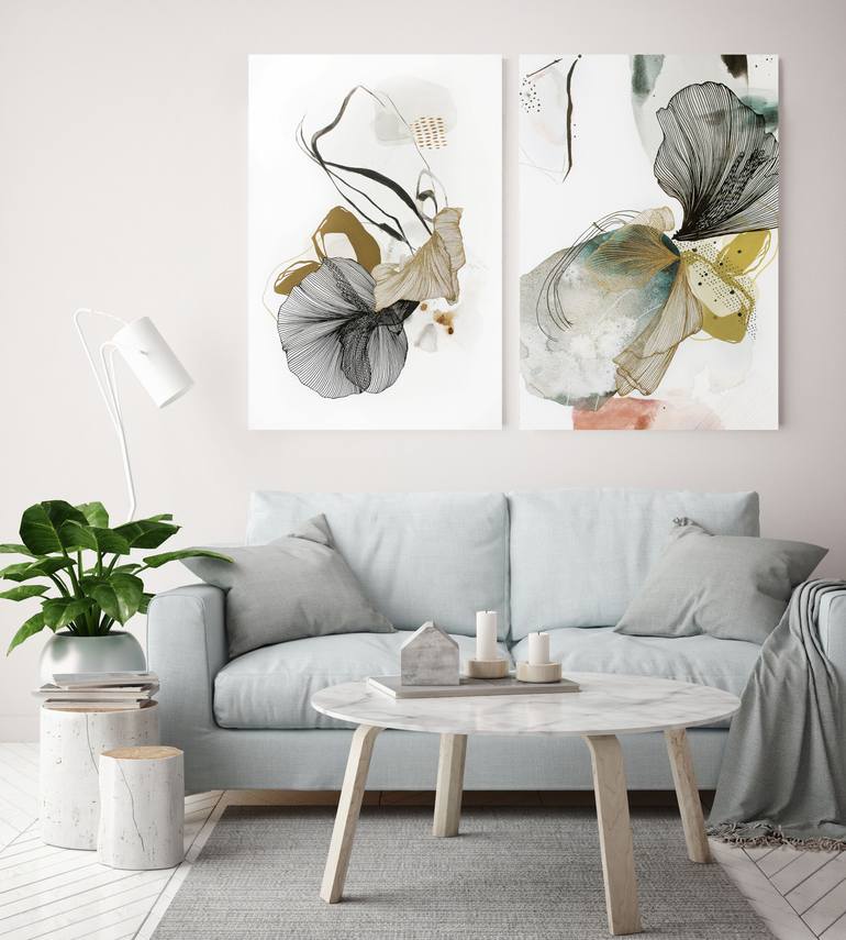 Original Minimalism Abstract Painting by Yana Sagan