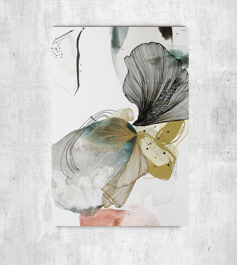 Original Minimalism Abstract Painting by Yana Sagan