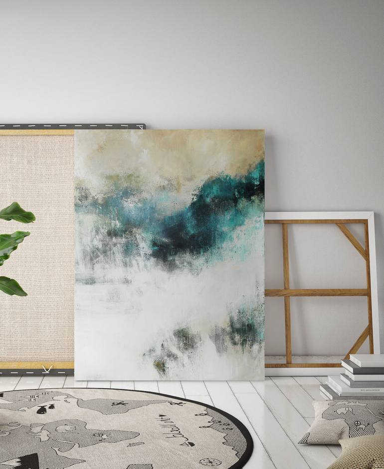 Original Minimalism Abstract Painting by Yana Chornobrovkinа