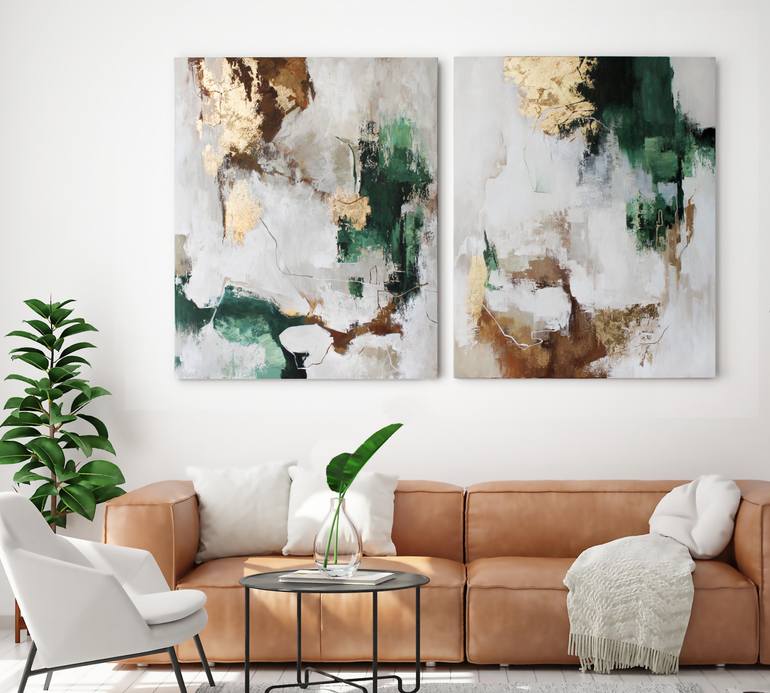 Original Modernism Abstract Painting by Yana Sagan