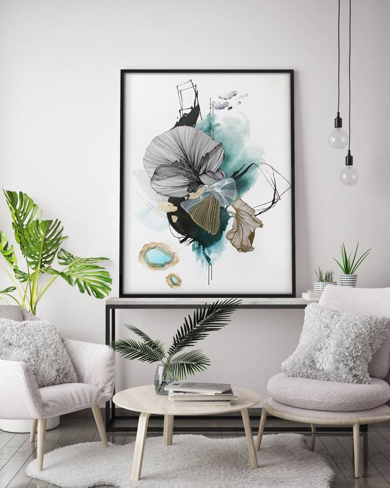 Original Modernism Abstract Painting by Yana Chornobrovkinа