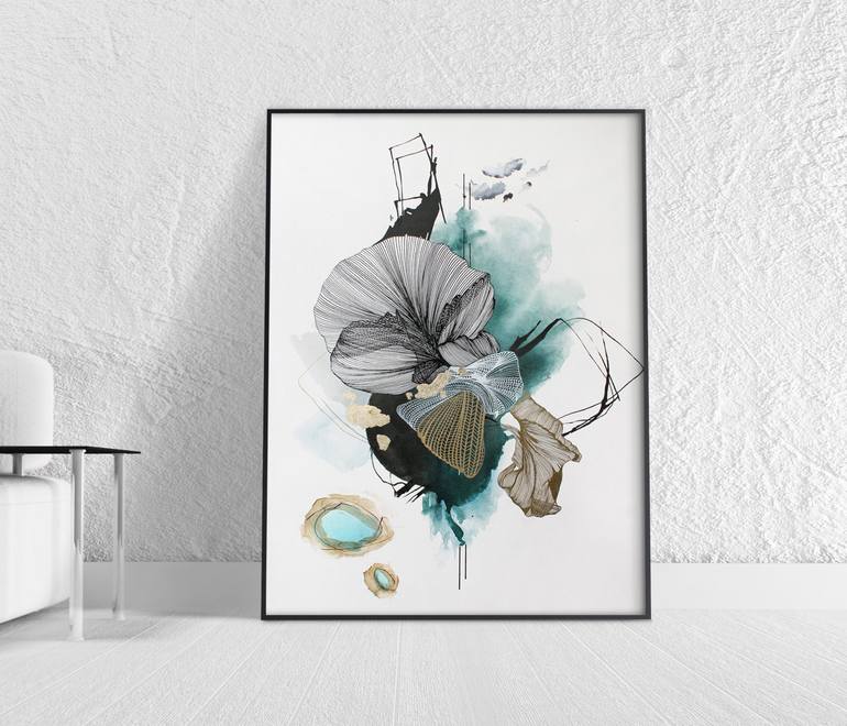 Original Modernism Abstract Painting by Yana Chornobrovkinа