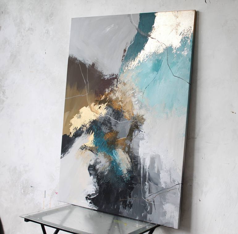 Original Modernism Abstract Painting by Yana Sagan