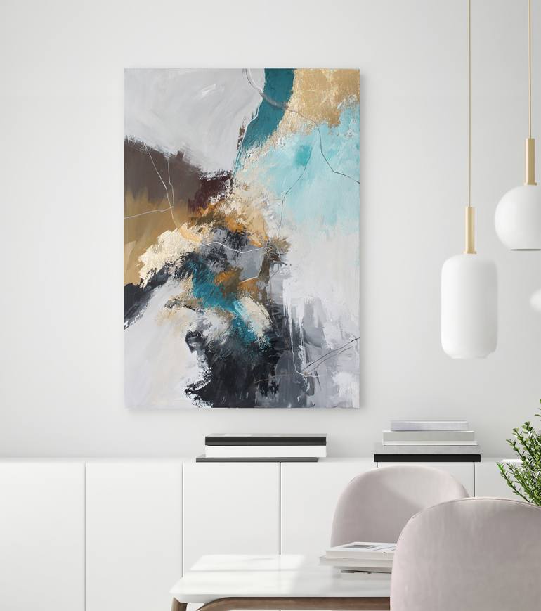 Original Modernism Abstract Painting by Yana Sagan