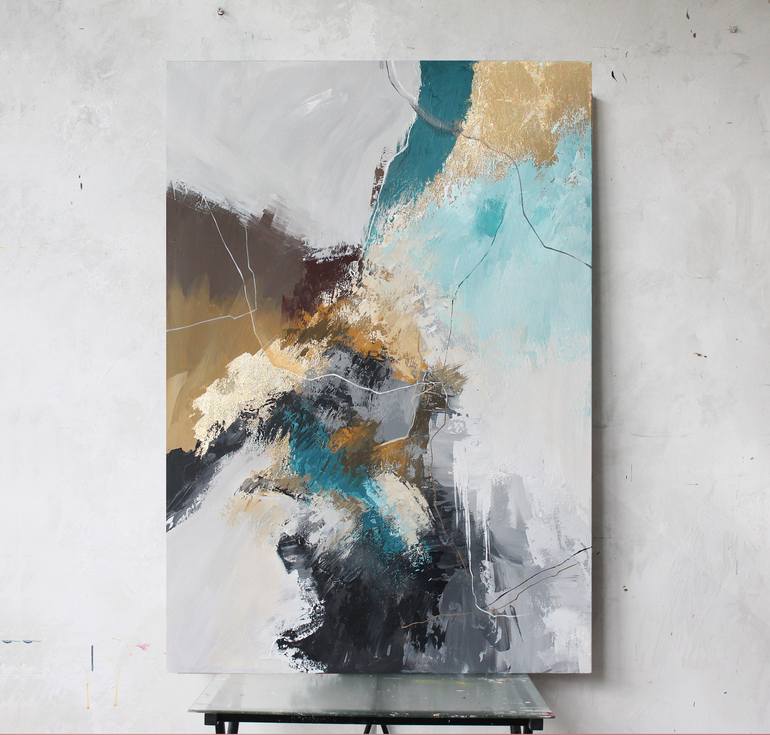 Original Modernism Abstract Painting by Yana Sagan