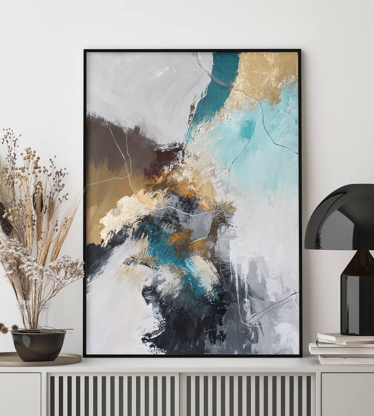 Original Modernism Abstract Painting by Yana Sagan