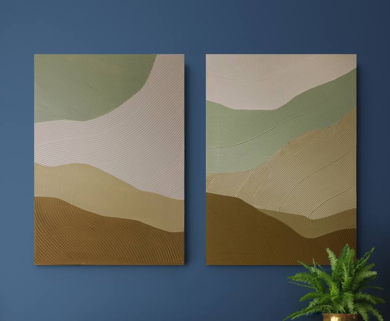 Original Minimalism Abstract Painting by Yana Sagan