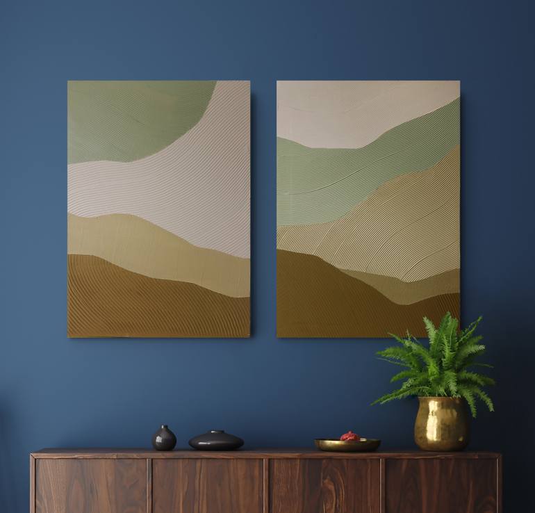 Original Minimalism Abstract Painting by Yana Sagan