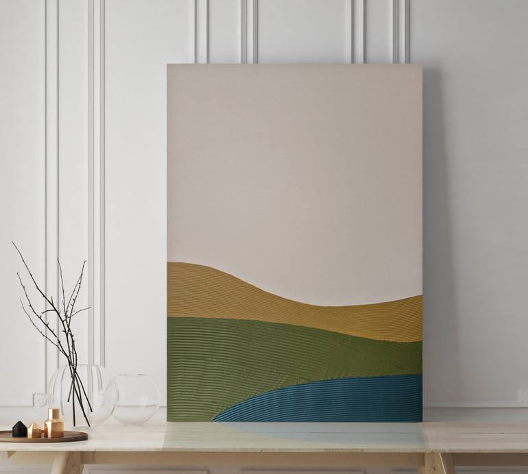 Original Minimalism Abstract Painting by Yana Sagan
