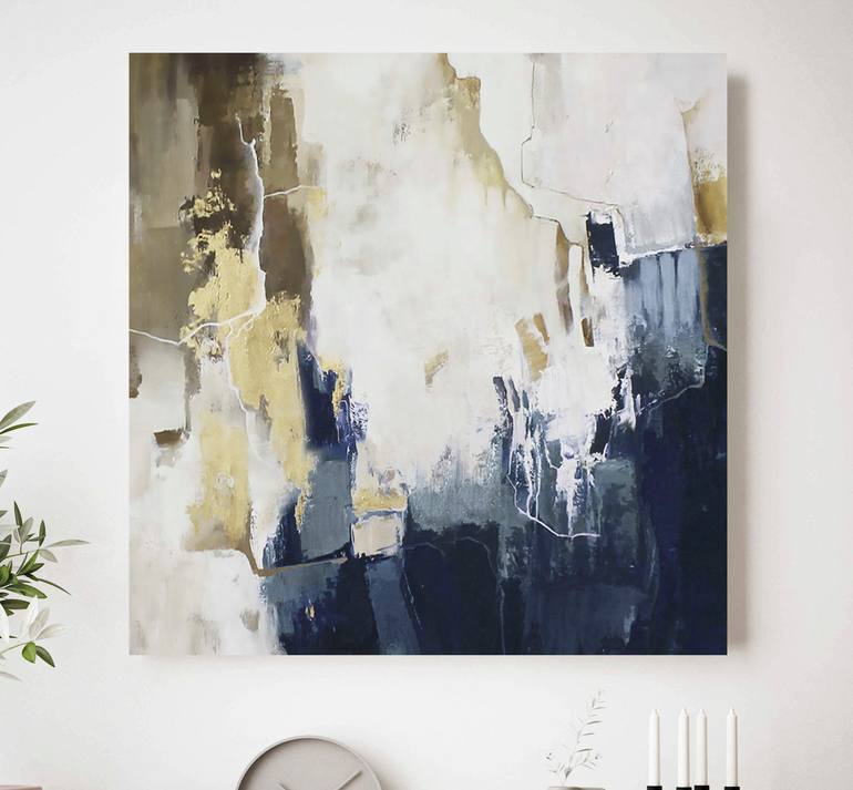 Original Modernism Abstract Painting by Yana Sagan