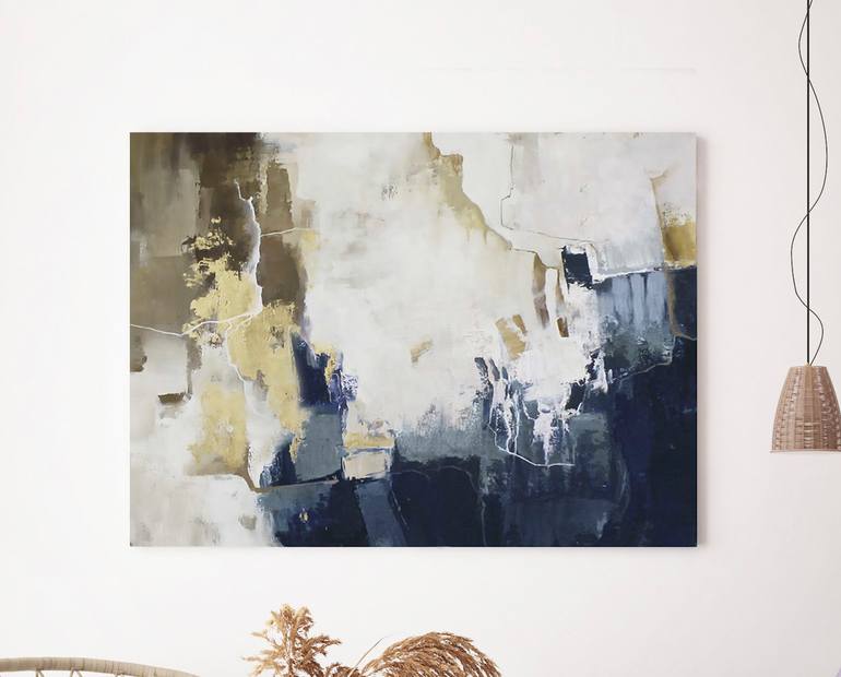 Original Minimalism Abstract Painting by Yana Sagan