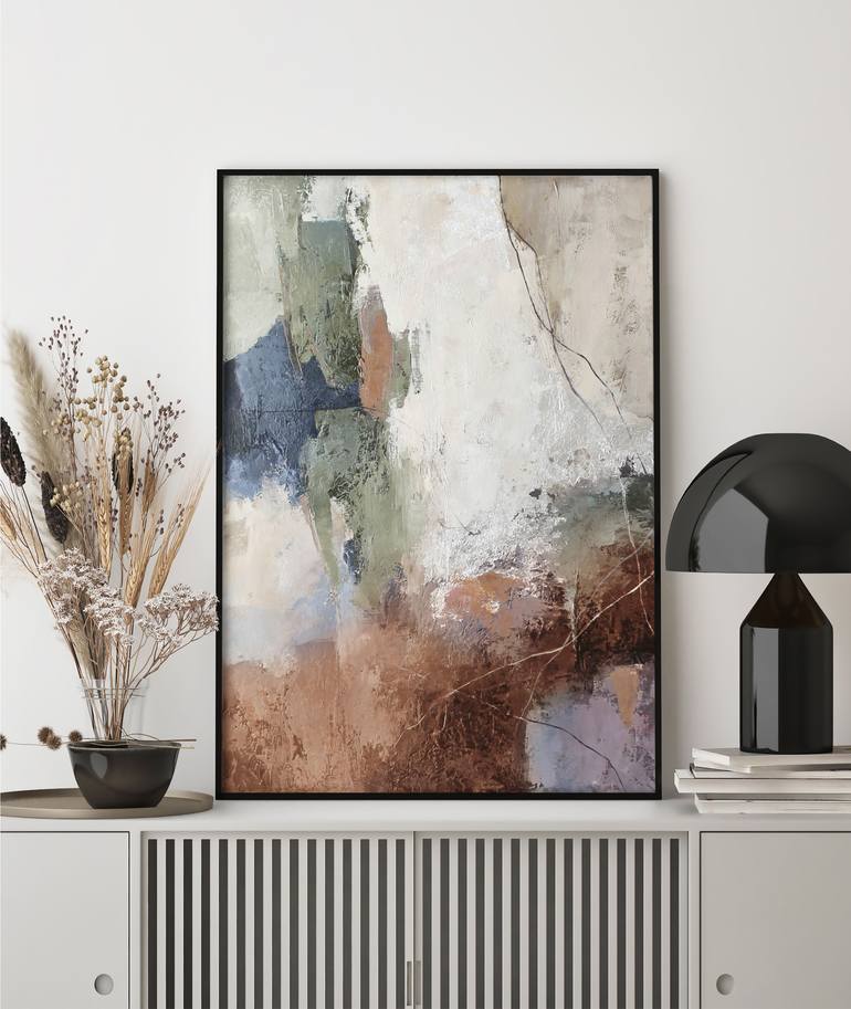 Original Modernism Abstract Painting by Yana Sagan