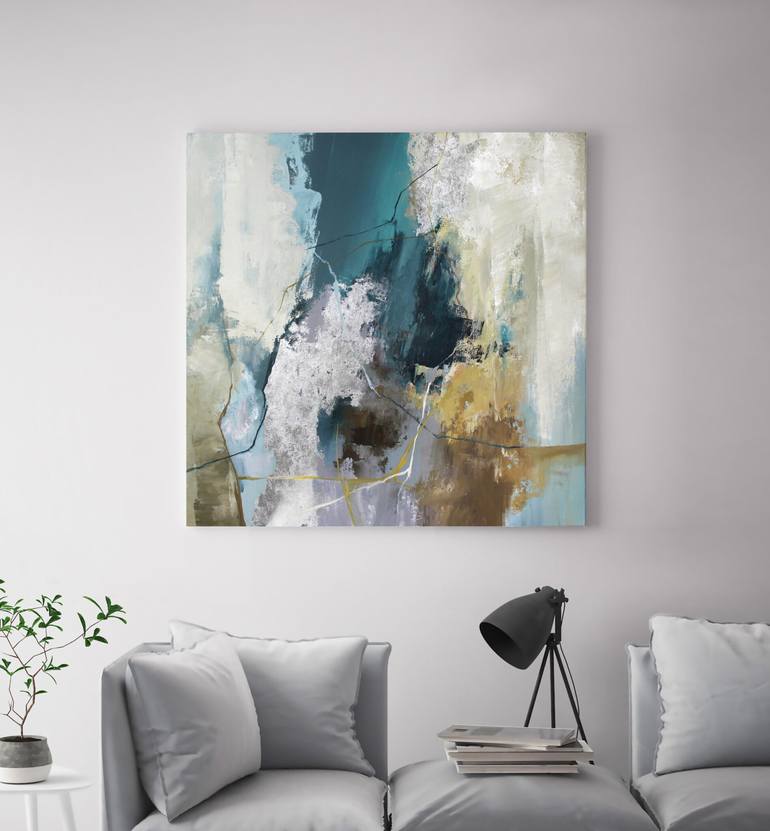 Original Abstract Expressionism Abstract Painting by Yana Sagan