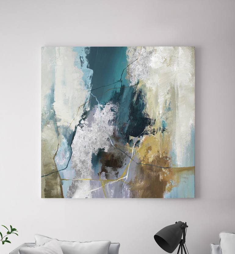 Original Abstract Expressionism Abstract Painting by Yana Sagan
