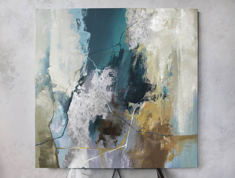 Original Abstract Expressionism Abstract Painting by Yana Sagan