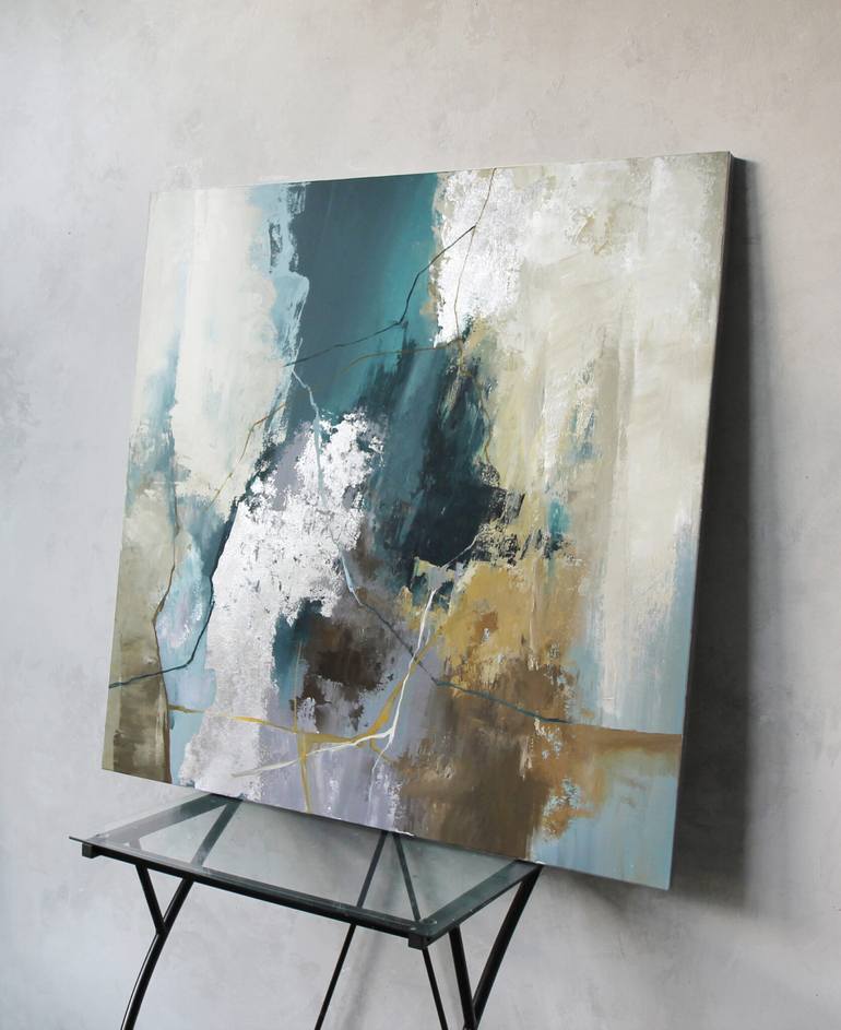 Original Abstract Expressionism Abstract Painting by Yana Sagan