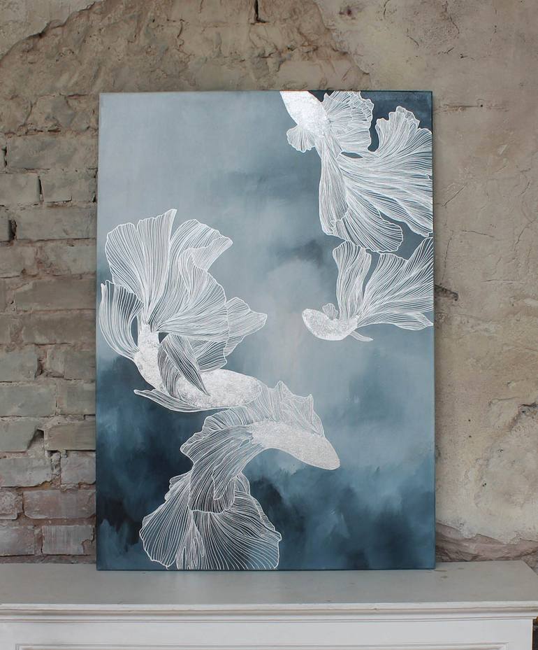 Original Abstract Expressionism Abstract Painting by Yana Chornobrovkinа