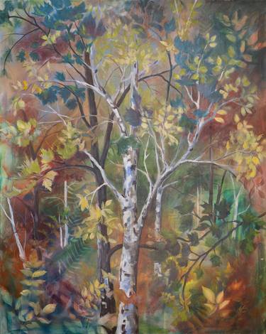 Original Expressionism Tree Paintings by Eli Ry