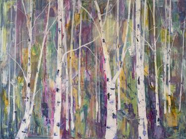 Original Impressionism Tree Paintings by Eli Ry