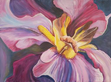 Original Expressionism Floral Paintings by Eli Ry