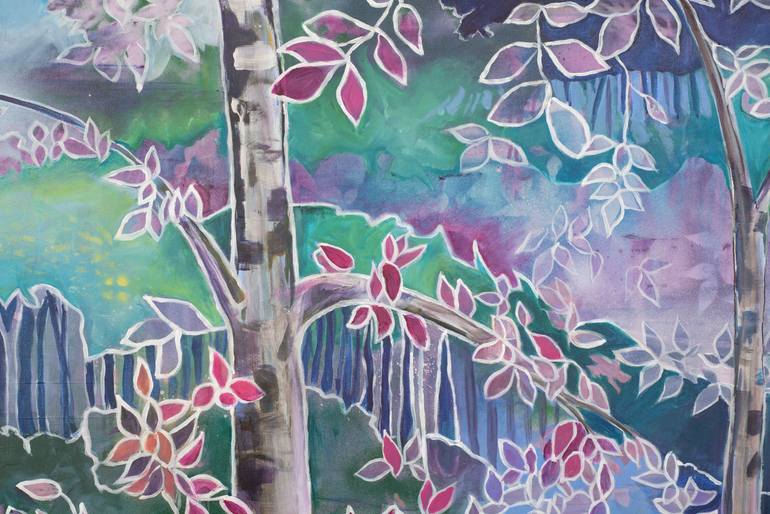 Original Expressionism Landscape Painting by Elizabeth Rydall